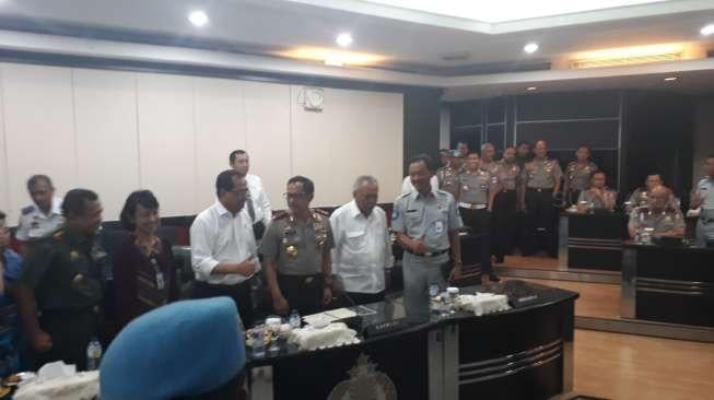 Kapolri, Menteri, dan Para Kapolda Bahas Persiapan Idul Adha