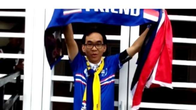 Bahkan Suporter Thailand pun Dukung Indonesia Kalahkan Malaysia