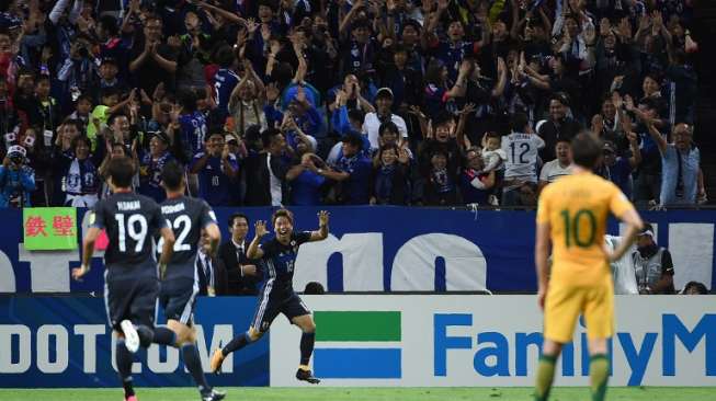 Taklukkan Australia, Jepang Lolos ke Piala Dunia 2018