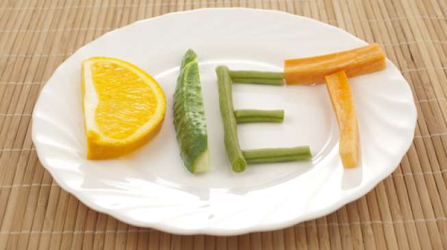 Ilustrasi diet. (Shutterstock)