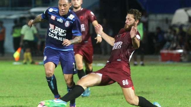 Arema Nyaris Ditumbangkan PSM di Kanjuruhan