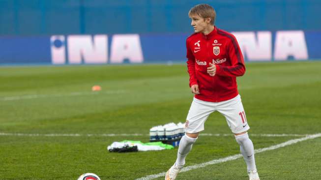 Martin Odegaard. (shutterstcok)