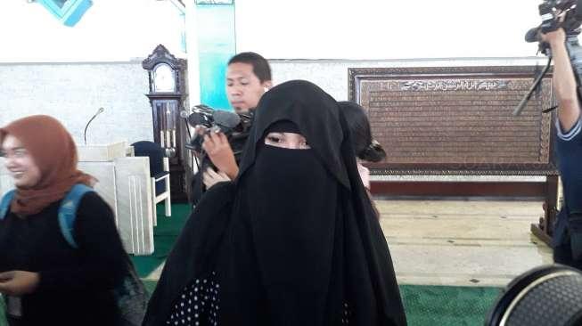 Indadari ditemui usai memberi kajian di Mesjid Pondok Indah, Jakarta Selatan, Kamis (7/9/2017) [suara.com/Ismail]