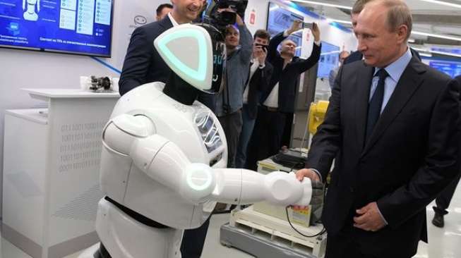 Robot yang Pernah Kabur, "Kenali" Vladimir Putin