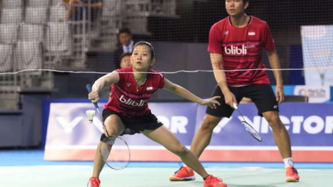 Pasangan ganda campuran Indonesia, Praveen Jordan/Debby Susanto. [Humas PBSI]