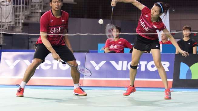 Pasangan ganda campuran Indonesia, Praveen Jordan/Debby Susanto. [Humas PBSI]