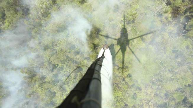 Helikopter Disiapkan Atasi Kebakaran Hutan di Kalimantan dan Riau