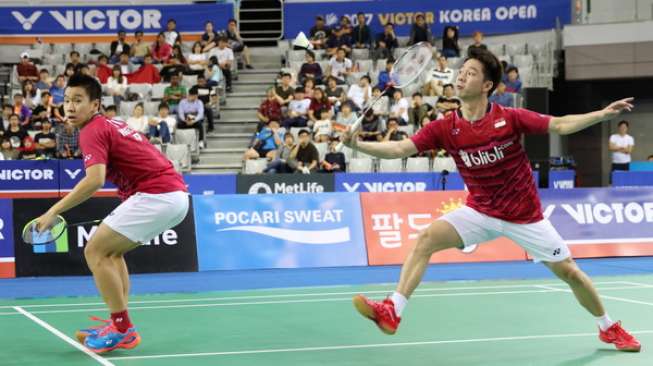 Gagal Bawa Pulang Gelar dari Korea Open, Ini Respon Kevin/Marcus