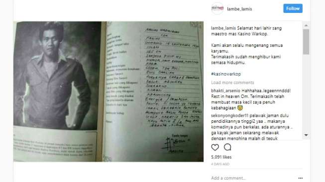 Viral! Biodata Kasino Semasa Muda