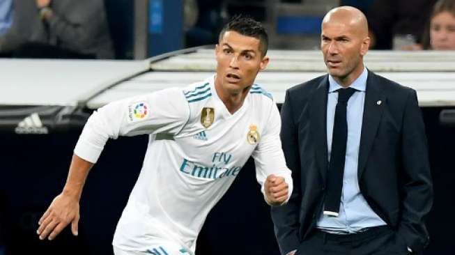 Ronaldo Belum Cetak Gol di La Liga, Zidane Akui Sedikit Kecewa