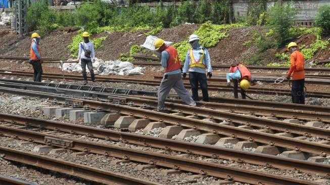 Proyek Rel Kereta Ganda Bogor - Sukabumi Butuh Rp1,1 Triliun