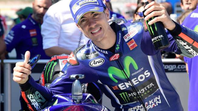 Raih Pole Position di Aragon, Vinales Merasa Luar Biasa Puas