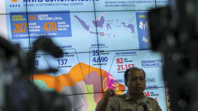 BNPB juga telah menetapkan kawasan rawan bencana (KRB) I-III.  