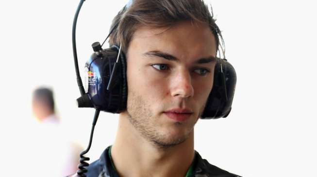 Pebalap muda Prancis, Pierre Gasly. [AFP]