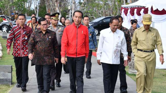 Presiden Jokowi di Kabupaten Badung, Bali. [Foto Laily Rachev - Biro Pers Setpres]