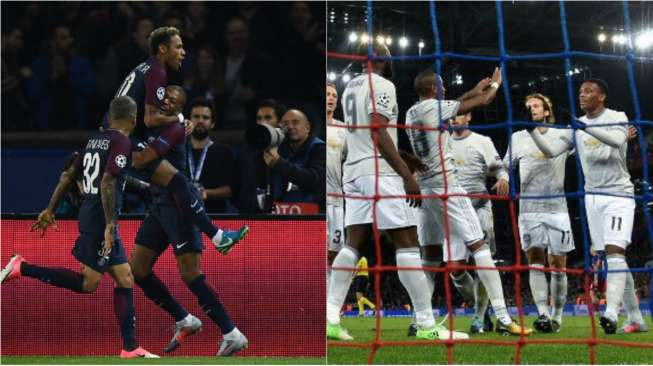 PSG Pecundangi Bayern, MU Berpesta di Laga Tandang