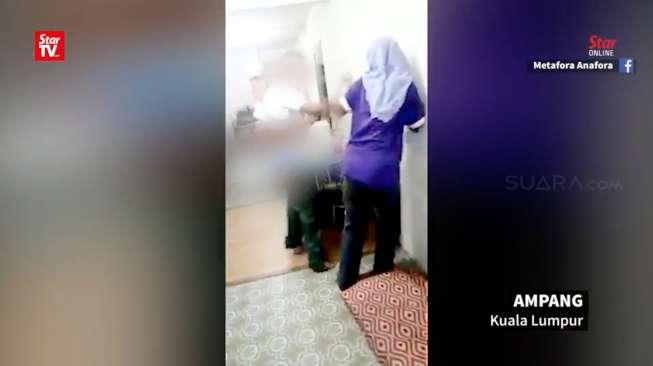 Jangan Ditiru! Anak Pukuli Ibu Gara-gara Uang Saku