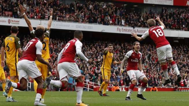 Lanjutkan Hasil Positif, Arsenal Libas Brighton & Hove Albion