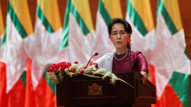 Dewan Kota Oxford Copot Gelar Kehormatan Aung San Suu Kyi