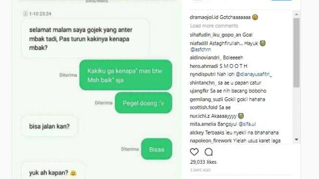 Viral, Driver Online Ini Merayu Penumpangnya