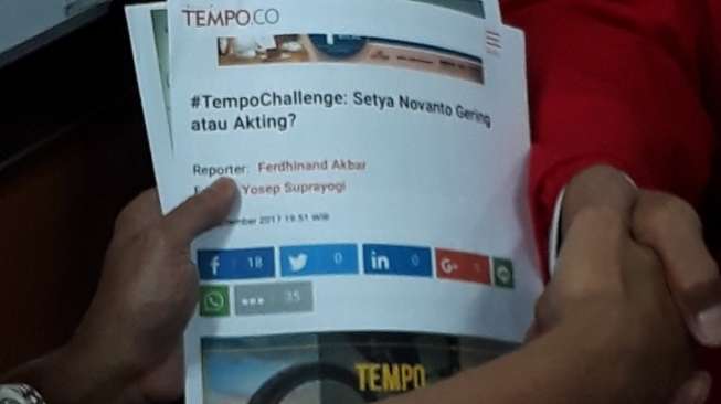 Ormas Partai Golkar Ancam Laporkan Tempo ke Polisi