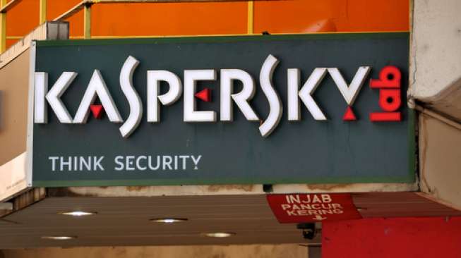 Logo perusahaan keamanan siber, Kaspersky Lab. [Shutterstock]