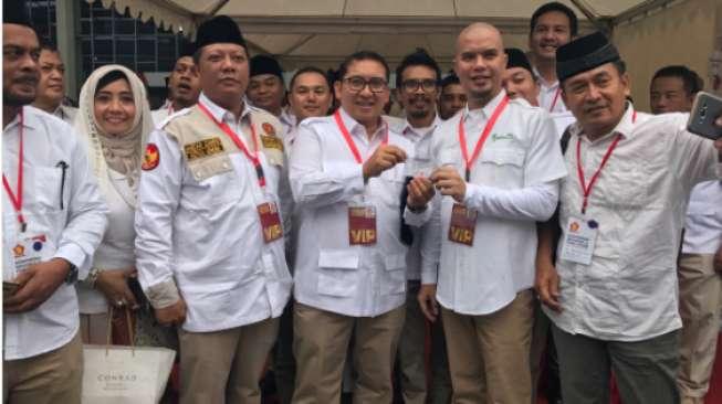 Ahmad Dhani Resmi Jadi Politikus Gabung Partai Gerindra