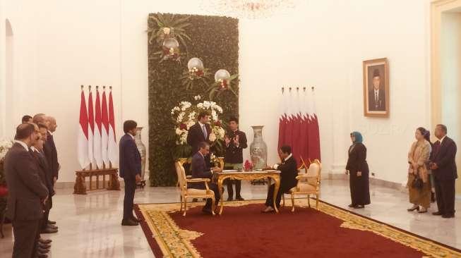 Pertemuan Jokowi dan Emir Qatar Hasilkan 5 Kerjasama