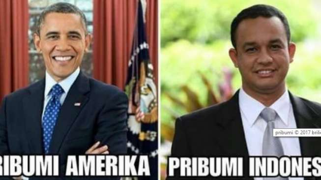 Sindir Anies, Netizen Bikin Meme Pribumi