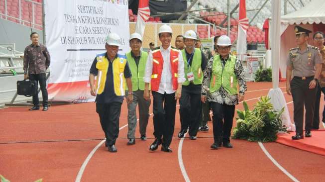 Presiden: Tenaga Kerja Konstruksi Indonesia harus Bersertifikat