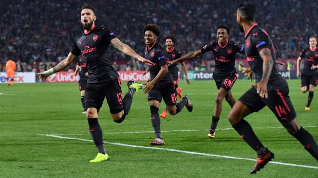 Arsenal Menang, Everton Tumbang, Milan Ditahan Imbang