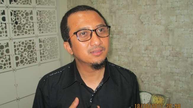 Ulama kondang sekaligus pengusaha, Ustaz Yusuf Mansur di Jakarta. [Suara.com/Adhitya Himawan]