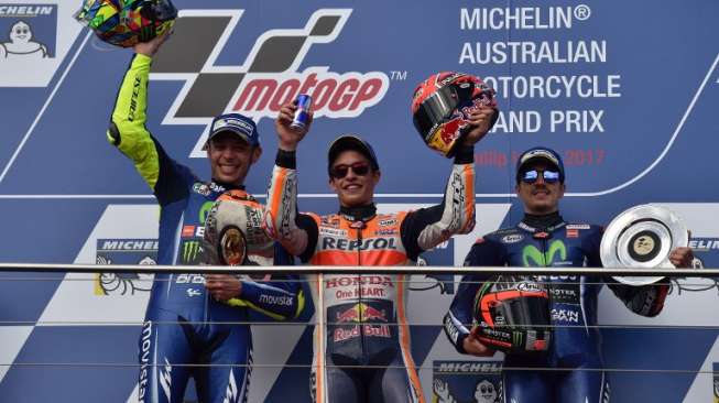 Hasil MotoGP Australia 2017, Klasemen Pebalap dan Pabrikan