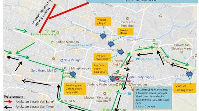 Catat, Ini Rute Pengalihan Angkutan Berat Selama Jokowi Mantu