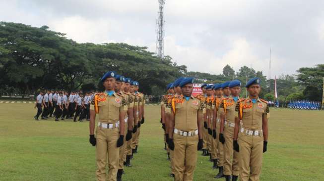 SMK Penerbangan Angkasa Malang berhasil meraih Juara Pertama Lomba Peraturan Baris Berbaris (PBB) Kreasi Piala Pangdam V Brawijaya, yang berlangsung di Lapangan Belanegara Brawijaya, Rampal Kota Malang, Senin (23/10).