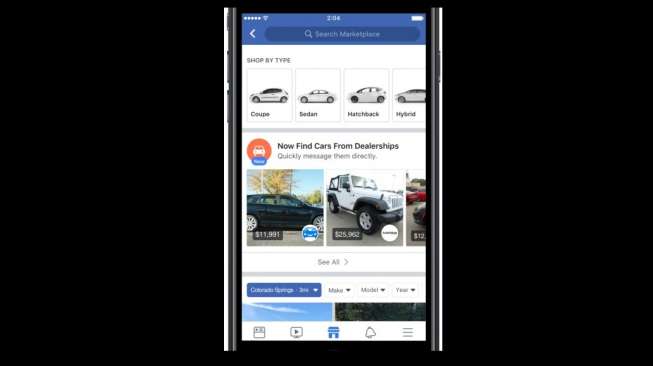 Beli Mobil Kini Lebih Mudah Lewat Facebook