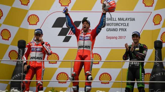 Ducati Rajai GP Malaysia, Marquez Gagal Naik Podium