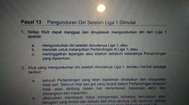 Tak Selesaikan Laga Lawan Persija, Persib Bisa Didiskualifikasi