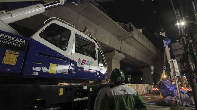 Investigasi Robohnya Parapet MRT Ditargetkan Selesai Siang Ini