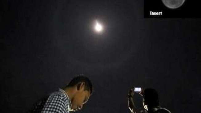 Supermoon Terlihat Jelas di Lhokseumawe