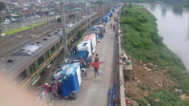 Gubuk Prostitusi KBB di Tanah Abang Sudah Ditertibkan