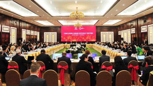 Konferensi Tingkat Tinggi  APEC 2017 di Kota Danang, Vietnam, Senin (6/11).