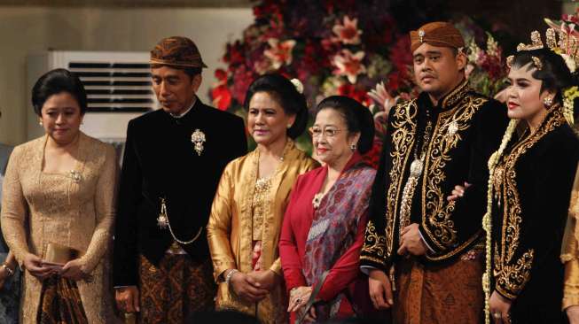 Pernikahan Kahiyang Ayu dengan Bobby Nasution di Gedung Graha Saba, Sumber, Solo, Jawa Tengah, Rabu (8/11).