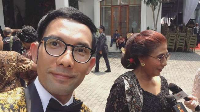 Indra Herlambang 'Ditabok' Menteri Susi di Acara Kahiyang Ayu