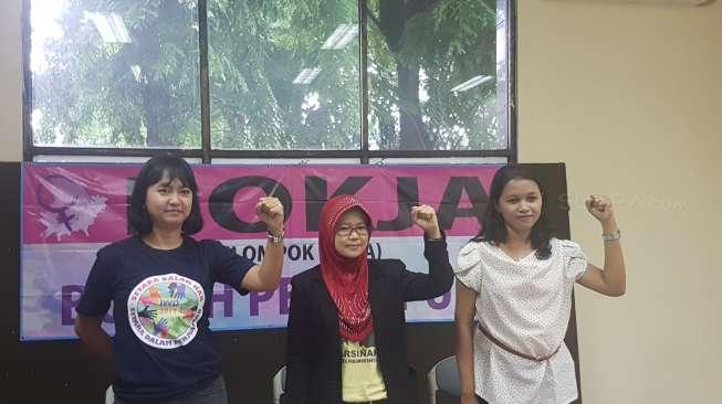 Mutiara Ika Pratiwi, Jumisih, Ajeng P. Anggraini [suara.com/Handita Fajaresta]