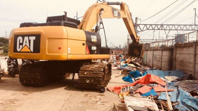 Hari Ini, Pemprov DKI Tertibkan Gubuk Liar di KBB Tanah Abang