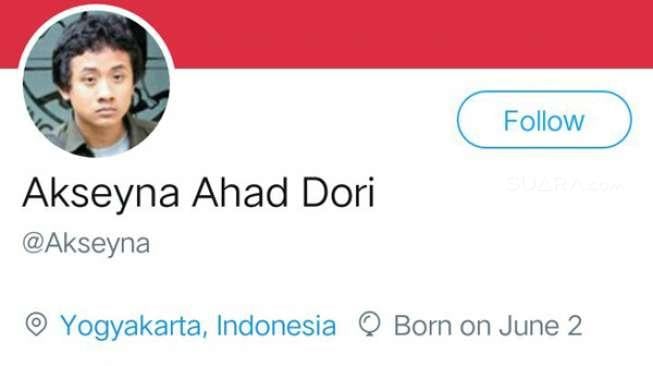 Dua Tahun Meninggal, Akun Twitter Akseyna Mendadak 'Berkicau'