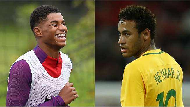 Bicara dengan Rashford di Lorong Pemain, Neymar 'Curhat' Soal Ini