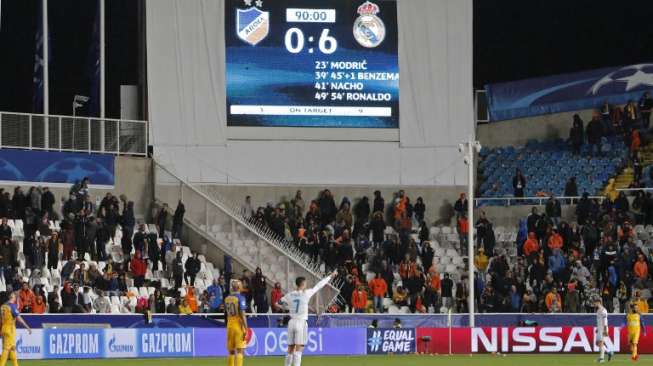 Bantai APOEL, Madrid Amankan Tiket Babak 16 Besar