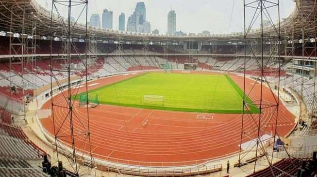 Siap untuk Uji Coba Asian Games 2018, Renovasi di GBK Capai 87%
